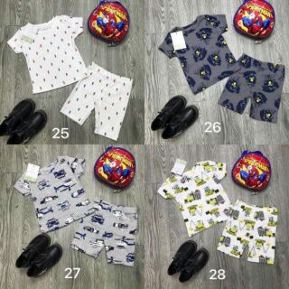 Sỉ combo 5 bộ bé trai từ 5-18kg