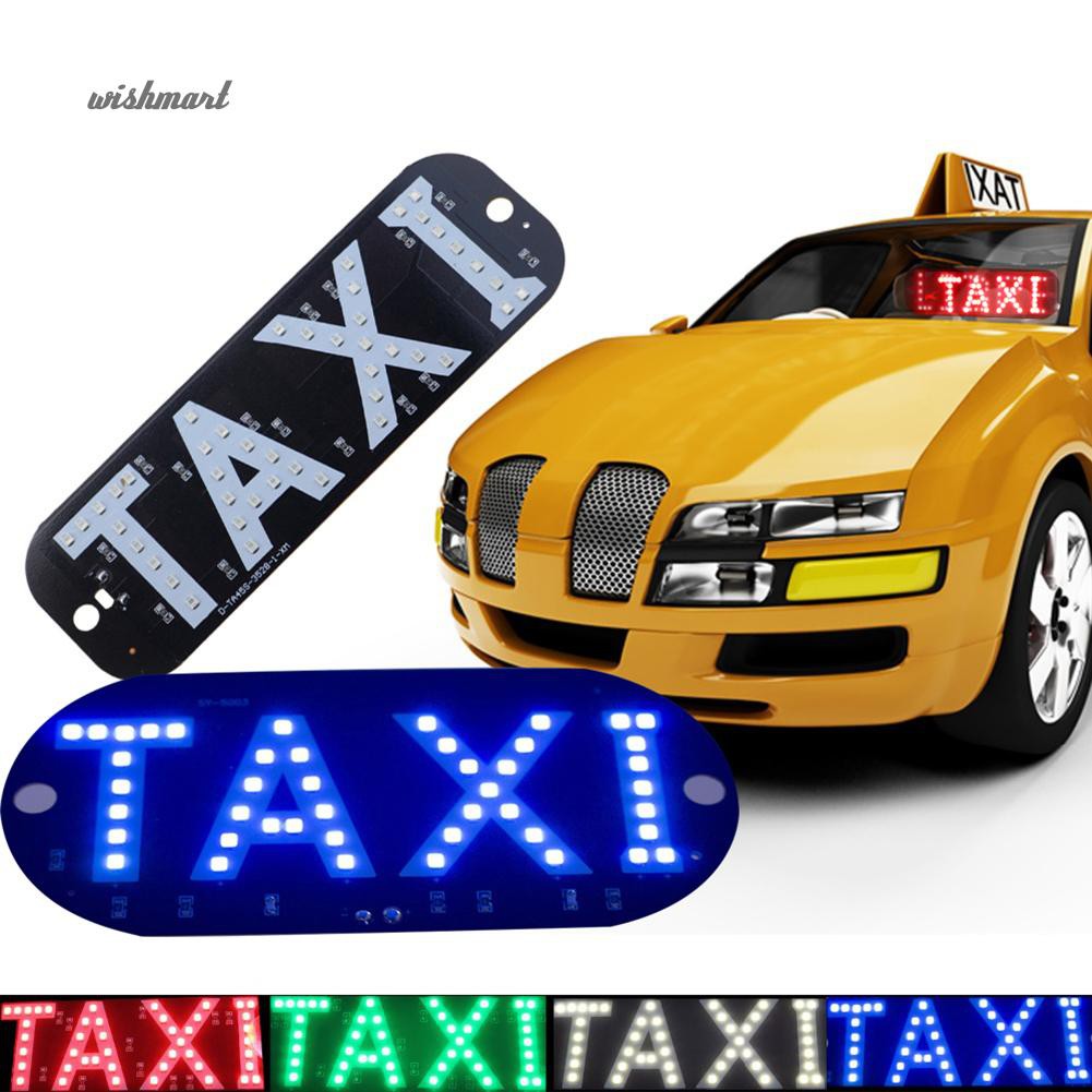 Bảng đèn LED báo tín hiệu chữ Taxi gắn kính chắn gió xe hơi