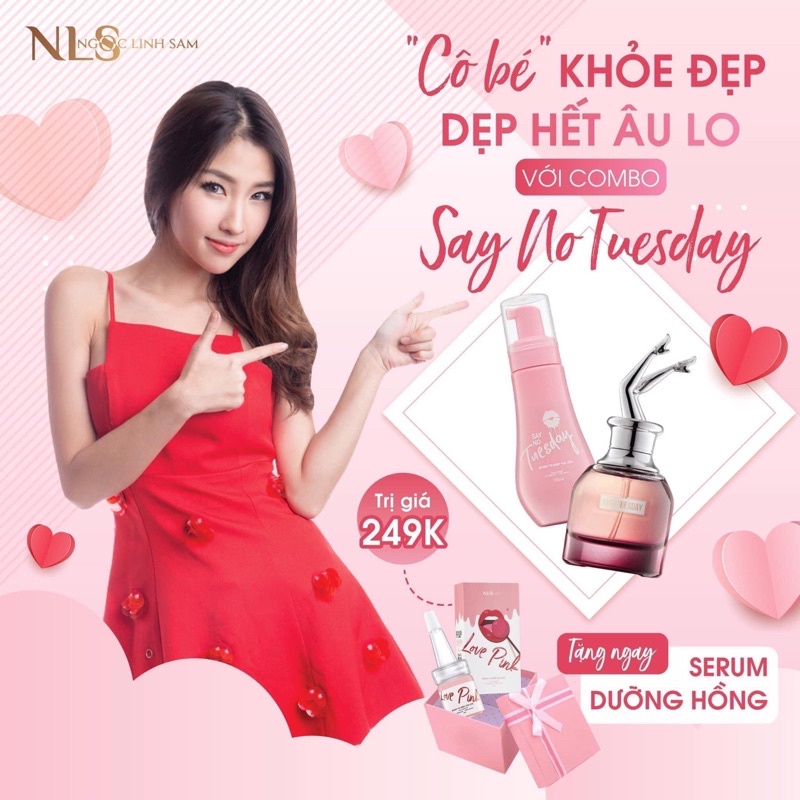 Combo Trẻ Hóa Cô Bé-Dung Dịch Vệ Sinh Say No Tuesday & Nước Hoa Xịt Anti Tuesday
