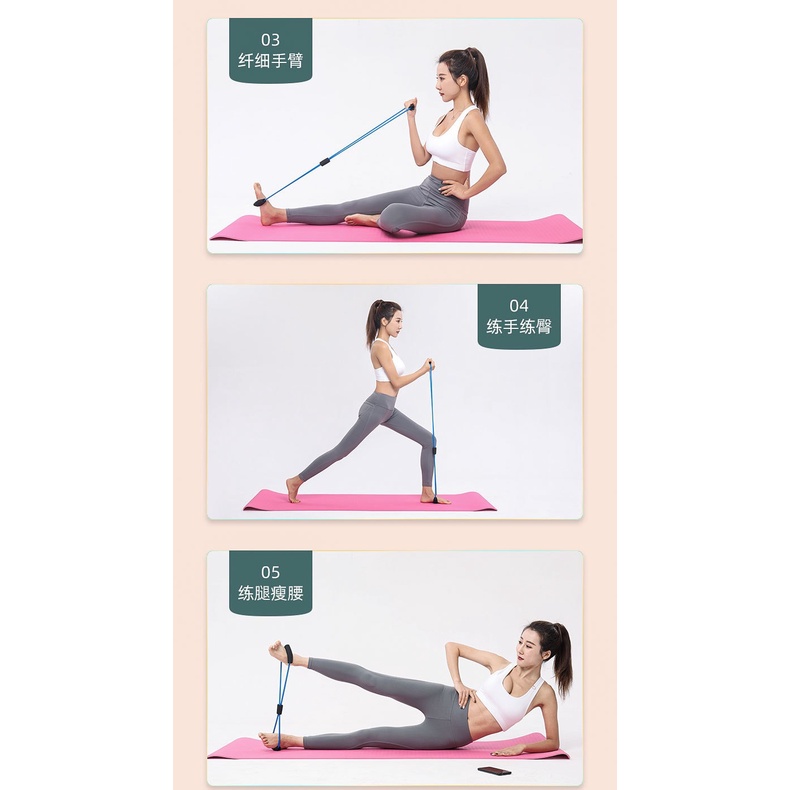 Dây Cao Su Kháng Lực Hình Số 8 Dùng Tập Thể Hình