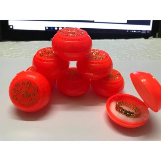 Sỉ 100 hộp nhẫn nhựa Vạn Tiến có bông đựng nhẫn giá siêu rẻ (hàng có sẵn)