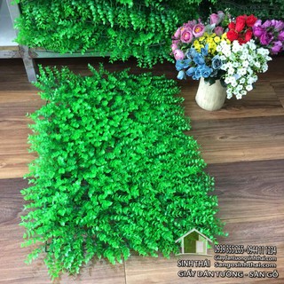 Tấm cỏ nhựa treo tường kiểu tai chuột 40cm x 50cm