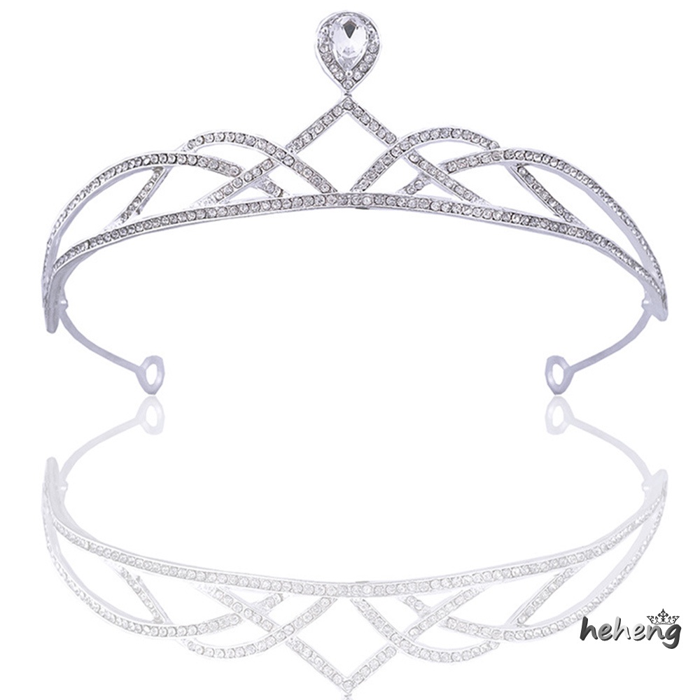 Vương Miện Đội Đầu Đính Kim Cương Giả Dùng Cho Cô Dâu