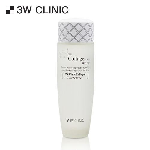 Nước hoa hồng dưỡng trắng da Collagen 3W CLINIC COLLAGEN WHITE CLEAR SOFTENER