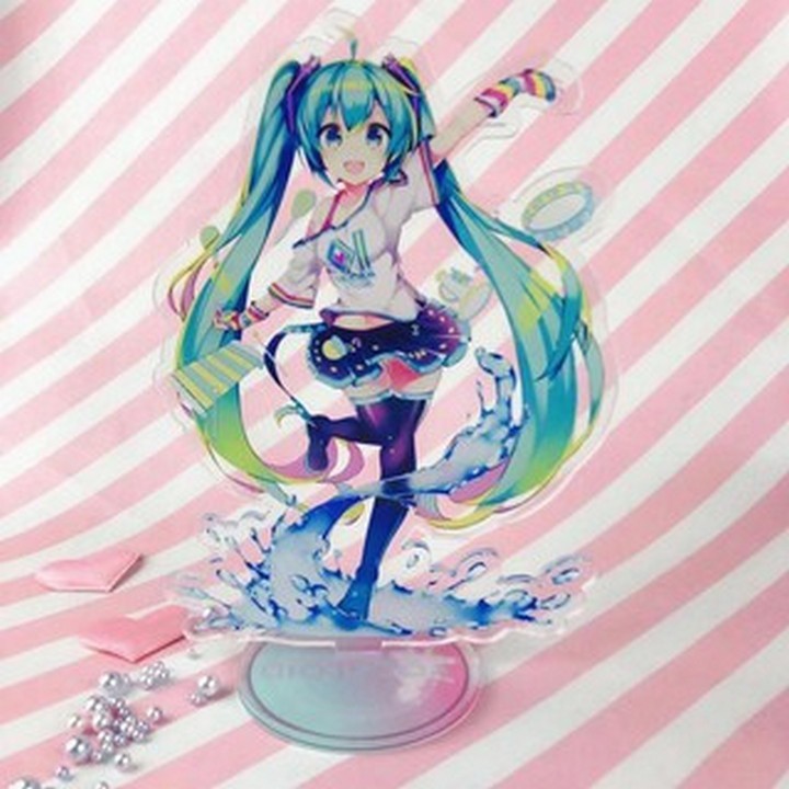 (new) Standee Miku Hatsune Tượng Acrylic Standee Anime mica trang trí trưng bày