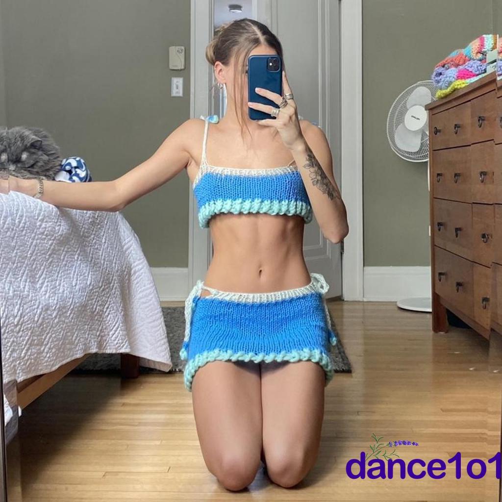 Set Áo + Chân Váy Mini Lưng Thun Phong Cách Thời Trang Khiêu Vũ1O1- Dành Cho Nữ