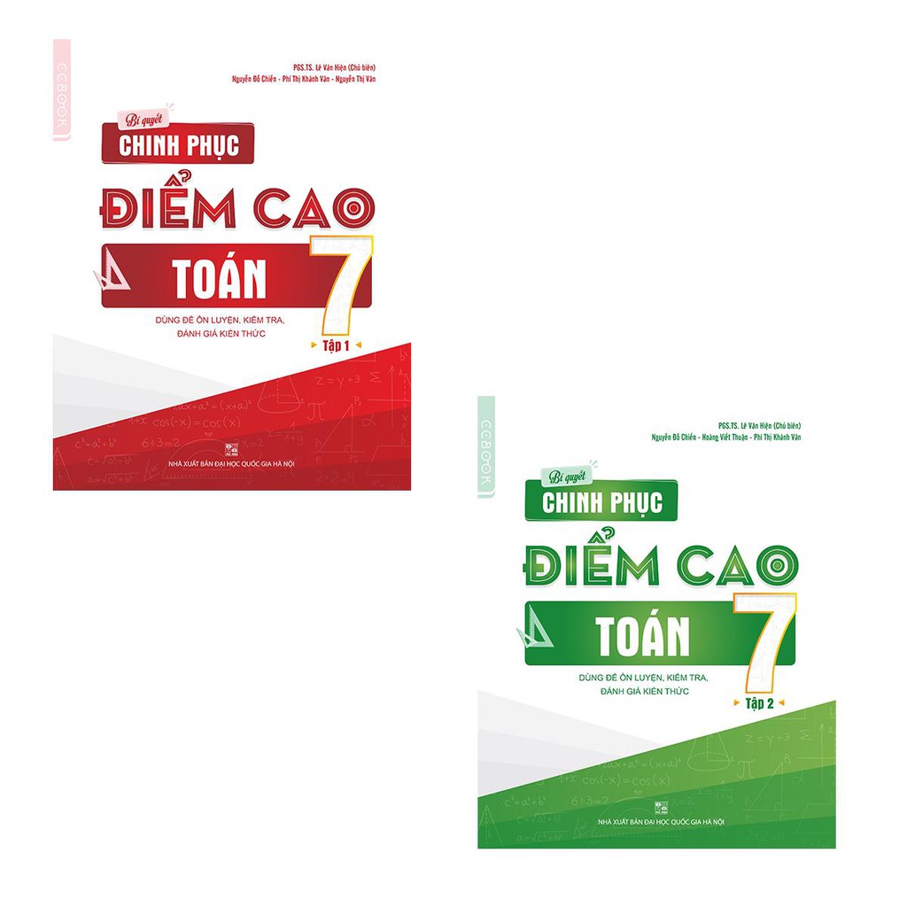 Sách - Combo Bí quyết chinh phục điểm cao TOÁN 7