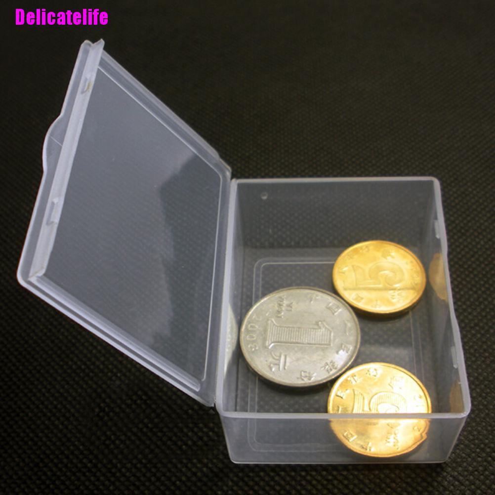 Set 5 hộp nhựa trong suốt hình chữ nhật đa năng