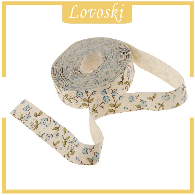 Cuộn Dây Ruy Băng 5 Yards In Họa Tiết Hoa Dùng Trang Trí Tiệc Cưới