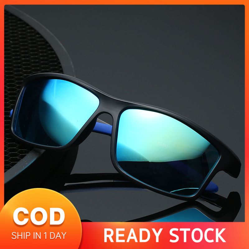 #Ready Stock# 2021 new cycling glasses color temples outdoor polarized sunglasses ZARAN