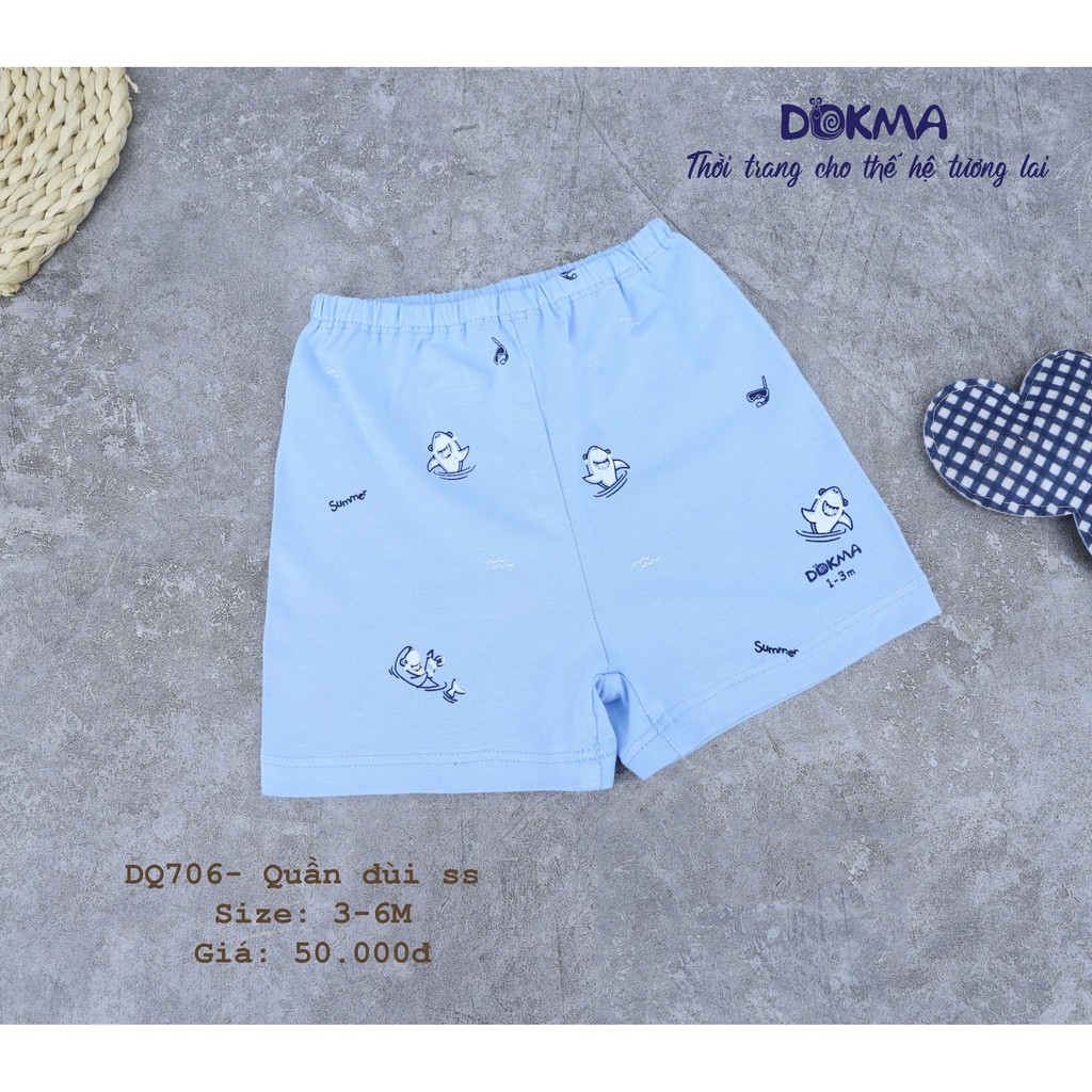 Dokma - Bộ cài lệch sơ sinh siêu cute 1-6M ( DB 706 )