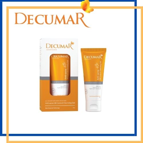 Bộ Decumar Advanced gồm 01 gel ngừa mụn 20gr và 01 sữa rửa mặt dạng Gel Decumar Clean 50gr ngừa mụn thâm viêm đầu đen