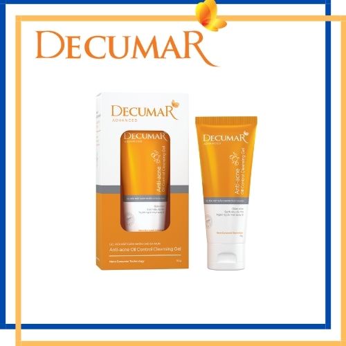 Sữa rửa mặt dạng Gel Decumar Advanced 100gr kiểm soát nhơn mụn hoàn toàn mới