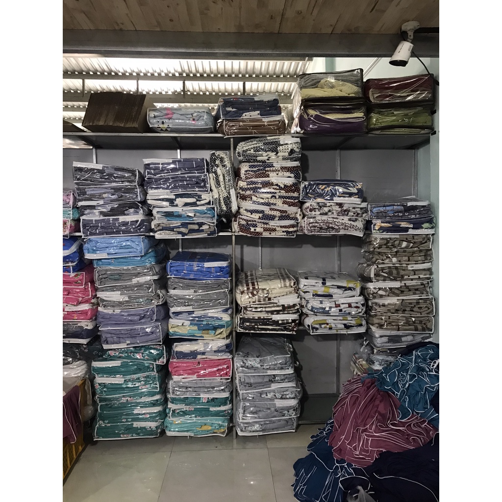 Drap Cotton 100% chăn ga cao cấp, ga giường chính hãng Mẫu Bubberry IN LOGO vệ sinh dễ dàng.