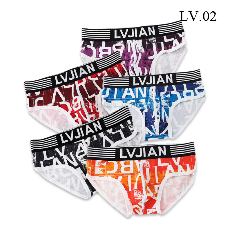Quần lót tam giác LV.02 chất cotton có thể mang thay sịp , mặc ngủ cho anh em nhiều màu(ảnh shop chụp)