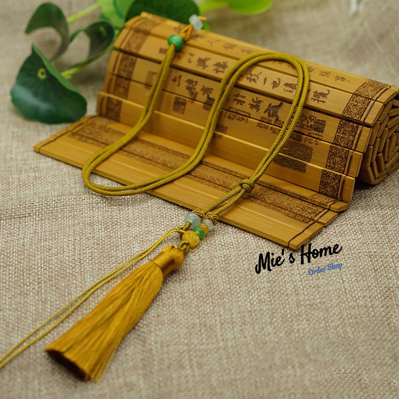 (Có sẵn) Cung linh Tua rua đeo dây Cao cấp Ma đạo Tổ Sư phong cách cổ trang Decor Phụ kiện Trang sức  Handmade Mie Shop