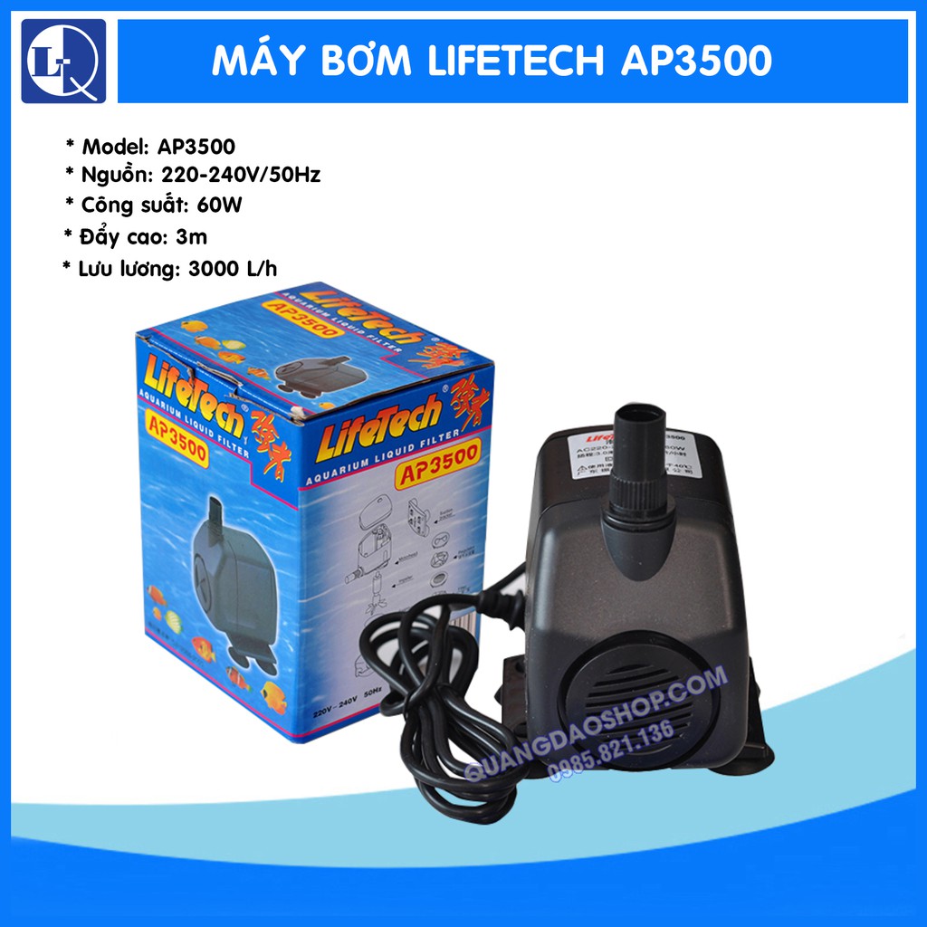 Máy bơm AP3500 | máy bơm hồ cá, non bộ