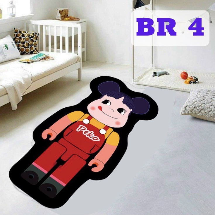 THANH LÝ ❤️ Thảm lau chân bearbrick , Thảm chùi chân trang trí cực đẹp chống tơn trượt