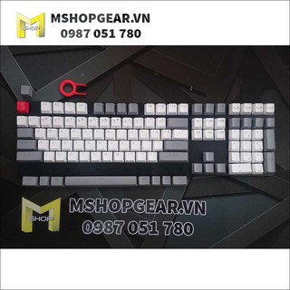 Set keycap Retro cho bàn phím cơ Corsair thick pbt doubleshot xuyên led 109 keys