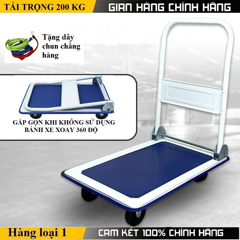 Xe Kéo Hàng gấp gọn , Xe đẩy hàng nhập khẩu siêu bền XKT04