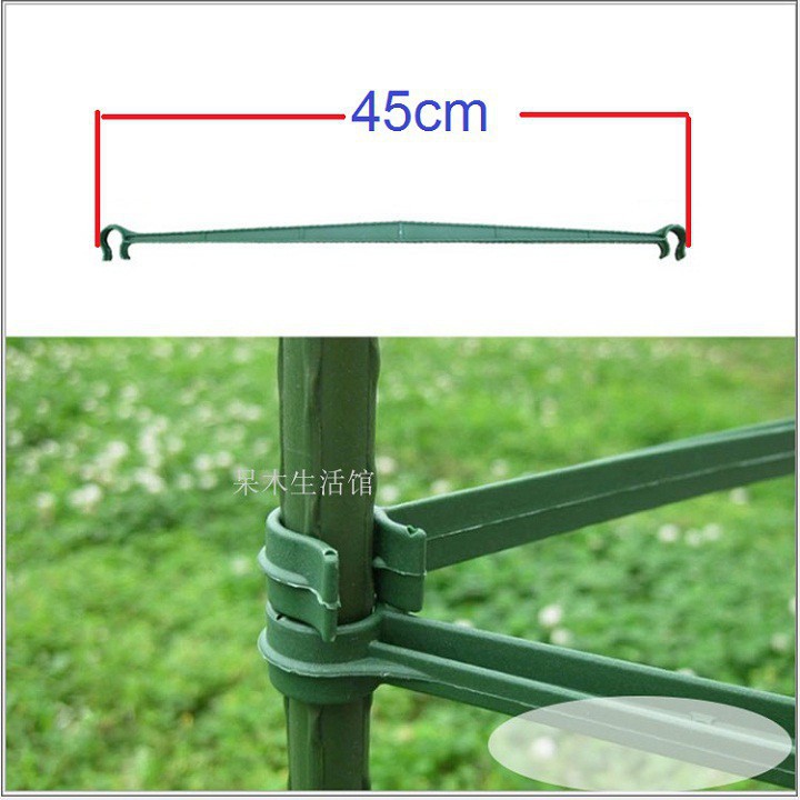 Khớp nối ngang, khớp nối tam giác dài 45cm cho ống thép bọc nhựa phi 11mm