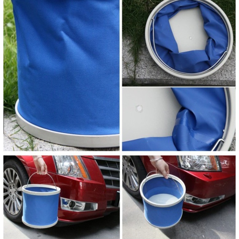 Xô đựng nước gấp gọn,rửa xe, phượt, câu cá, nước cắm trại dã ngoại | BigBuy360 - bigbuy360.vn