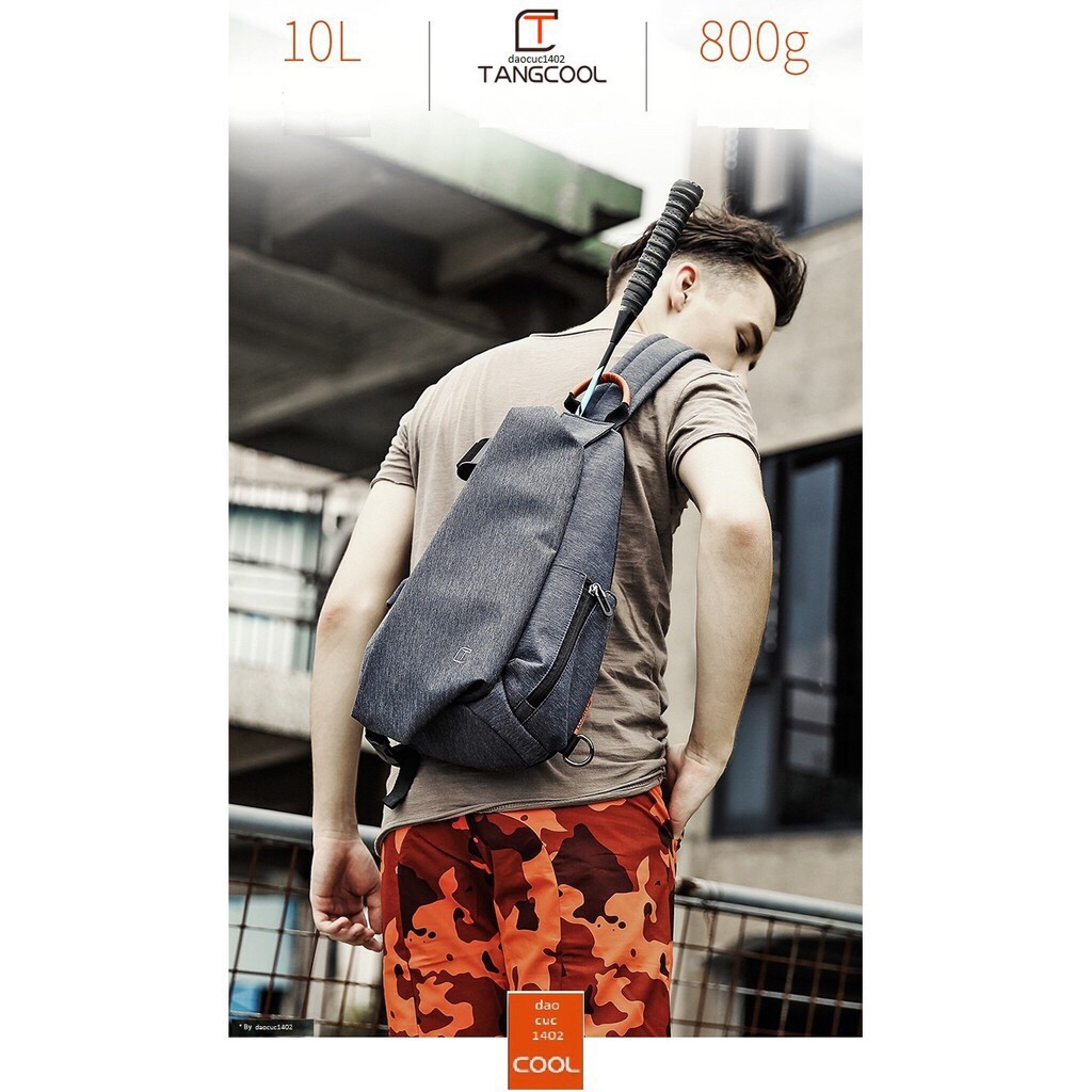 Tangcool - Balo đeo chéo, balo usb, balo công nghệ cao cấp TC901 | BigBuy360 - bigbuy360.vn