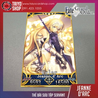 Thẻ bài sưu tầm custom card bánh xốp Fate Grand Order FGO Fate/Grand Order jeanne d' Arc