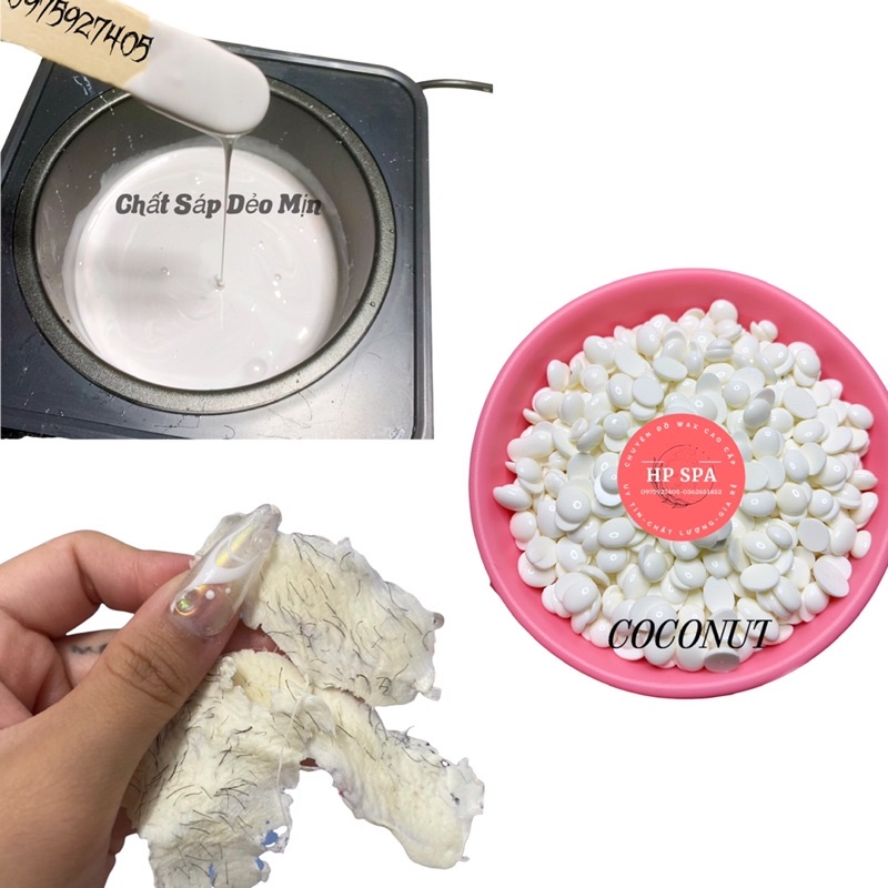 [ Nồi Chống Dính + Wax Cao Cấp ] Nồi Nấu Sáp Wax Lông Chống Dính Kèm 100G Sáp Wax Thơm Siêu Bám Lông