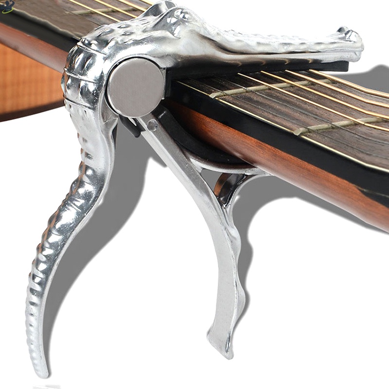 Kẹp Capo Hình Cá Sấu Cho Đàn Guitar Điện