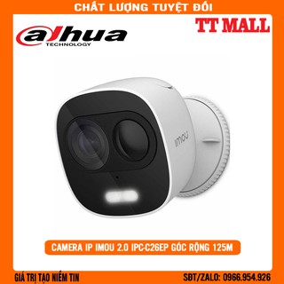 Camera dahua imou góc rộng 125m ipc-c26ep 2m 1080p full hd - tích hợp còi báo động an ninh - tặng kèm thẻ nhớ 32g imou