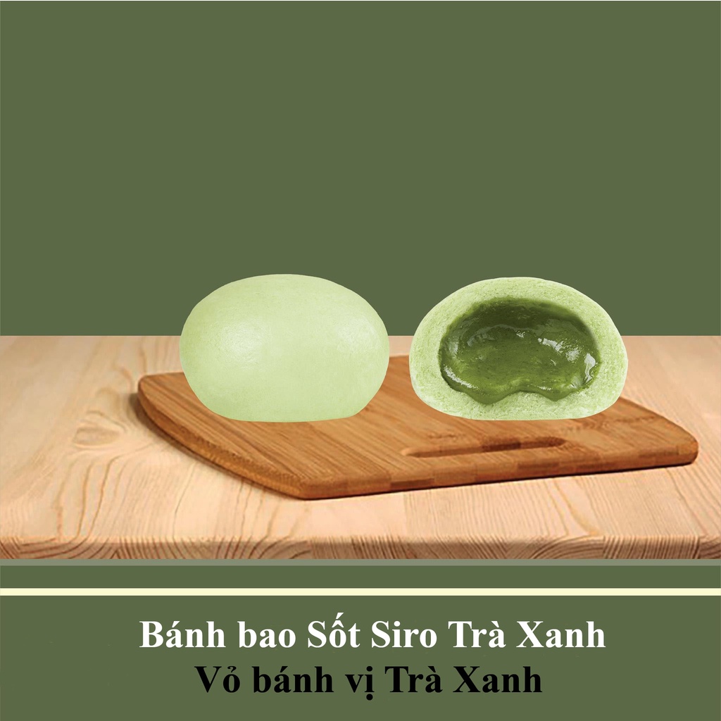 BỘT BÁNH BAO VỊ TRÀ XANH, có sẵn men nở