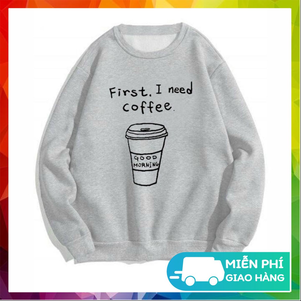 Áo sweater nỉ bomber nam nữ Coffee 22Chill, Áo hoodie dáng rộng unisex | BigBuy360 - bigbuy360.vn