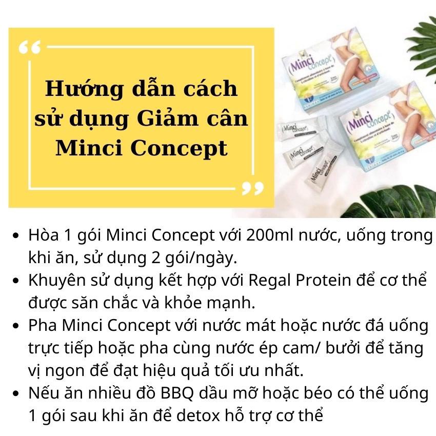 Giảm cân Minci Concept, Pháp  giảm mỡ bụng eo đùi cho phụ nữ an toàn, không gây mệt mỏi, mất nước