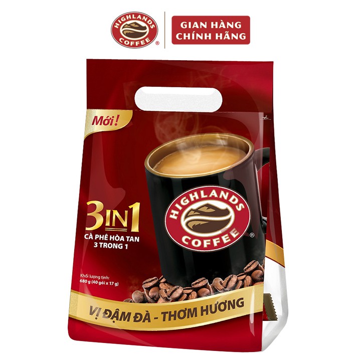 [Mã GROXUAN1 giảm 8% đơn 150K] Cà phê hòa tan 3in1 Highlands Coffee (40 gói x 17g) | BigBuy360 - bigbuy360.vn