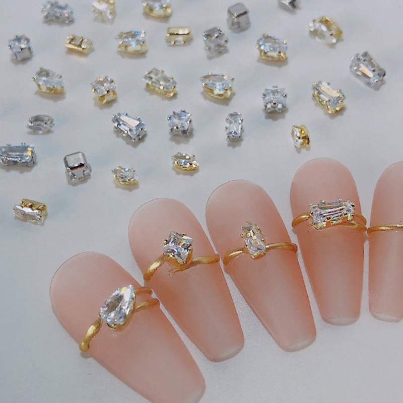 Set 20 Đá 3D Đính Móng Tay Nghệ Thuật DIY