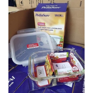 Hộp thủy tinh chia ngăn 1000ml lock&lock