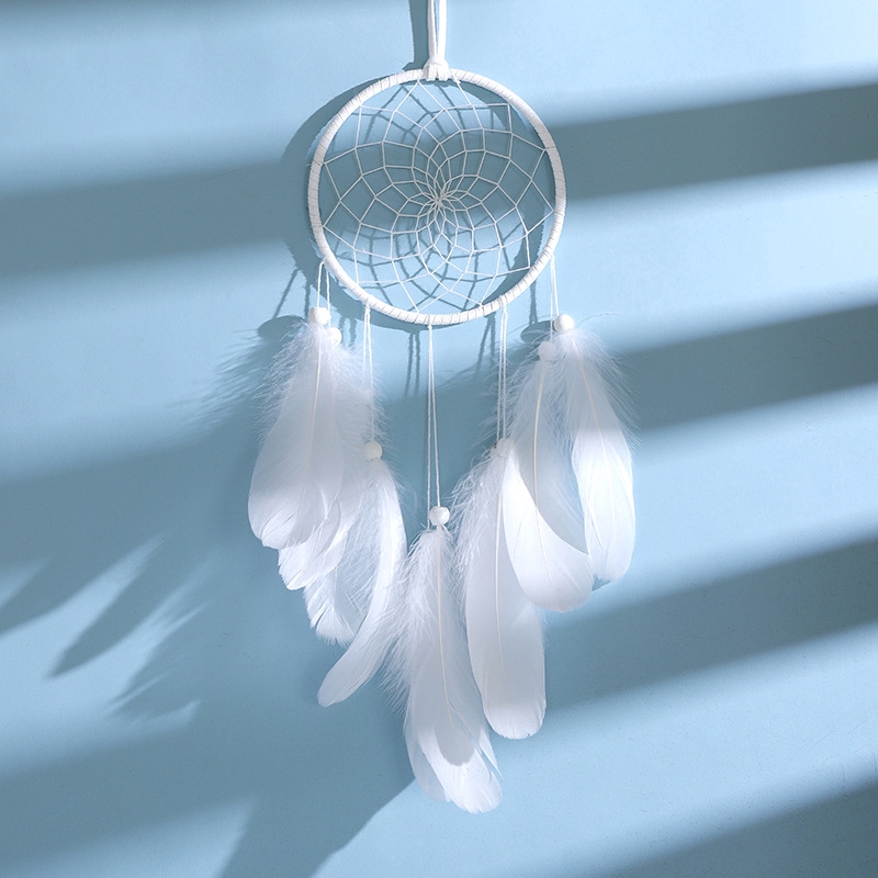 Dream catcher mini đơn giản đáng yêu trang trí cho phòng bé gái