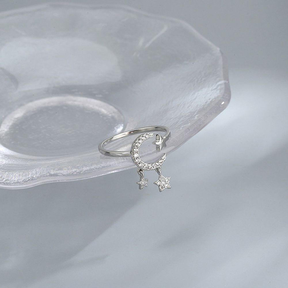 Nhẫn Hở Hình Mặt Trăng Thời Trang Dành Cho Nữ