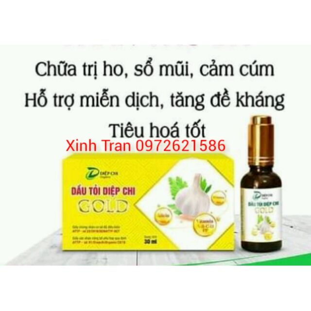 Combo Dầu tỏi Diệp Chi Gold