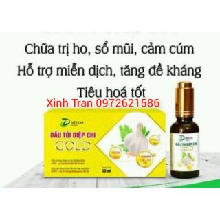 Combo dầu tỏi diệp chi gold