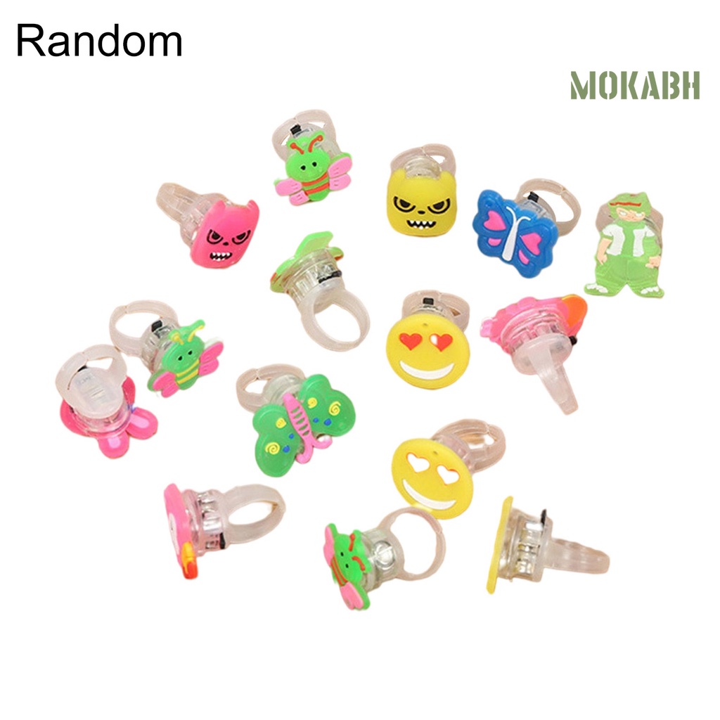 Nhẫn Họa Tiết Hoạt Hình Gấu / Bướm Có Thể Điều Chỉnh Cho Bé