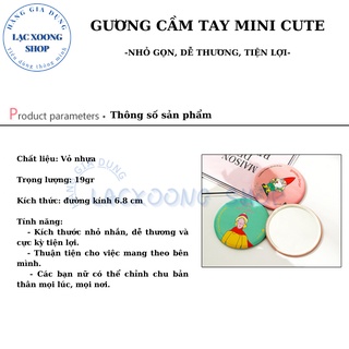 Gương cầm tay mini cute