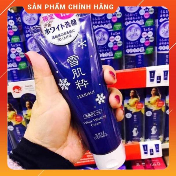 Hàng auth Sữa rửa mặt Kose Sekkisei White Washing Cream 120gr