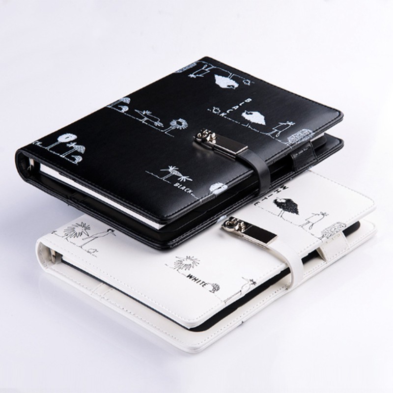 【FS】A5 Notepad Loose-Leaf Notebook Office Student Business Gifts White #7