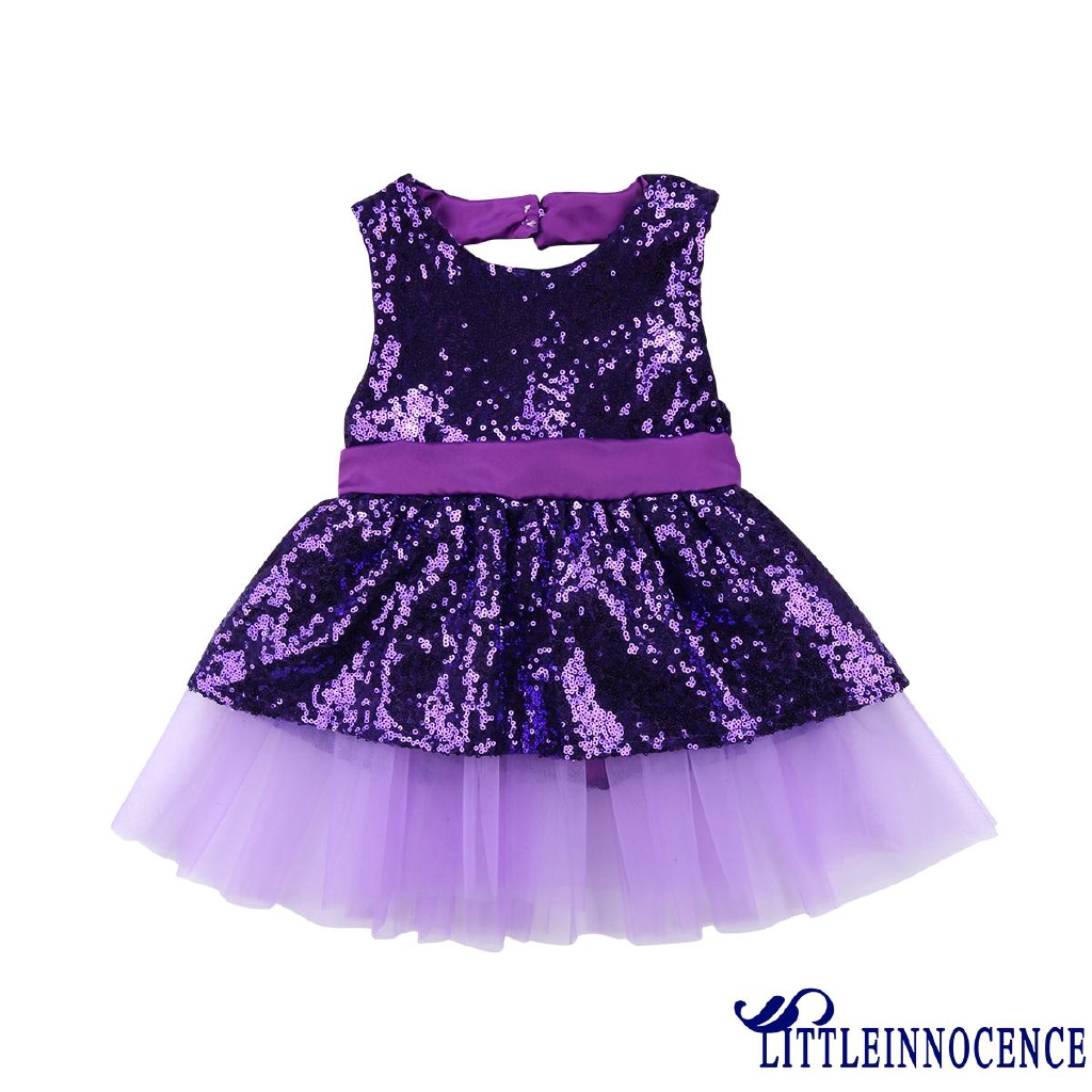 ❤XZQ-Fashion Princess Kids Baby Girls Sequins Dress Party Dress Wedding Gown Formal Dresses