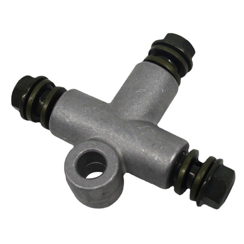 Đầu Nối Ống Dẫn Dầu Phanh Thủy Lực 3 Chiều 10mm Dành Cho Xe Mô Tô Địa Hình