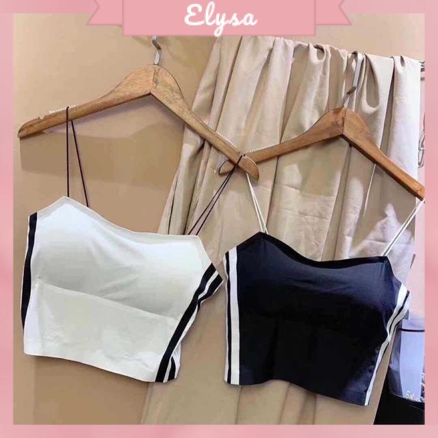 Áo Bra Đúc Su Lạnh Phối Kẻ Sườn 8008