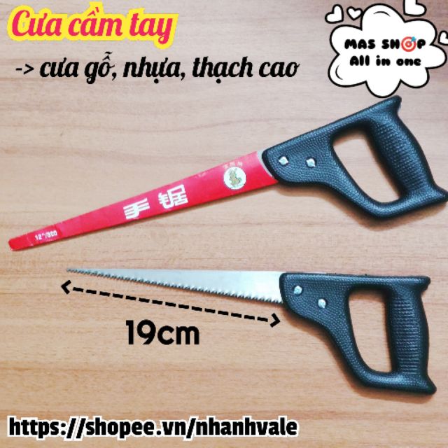 (Giá tốt) Cưa cầm tay lưỡi cưa gỗ, nhựa, thạch cao nhỏ gọn