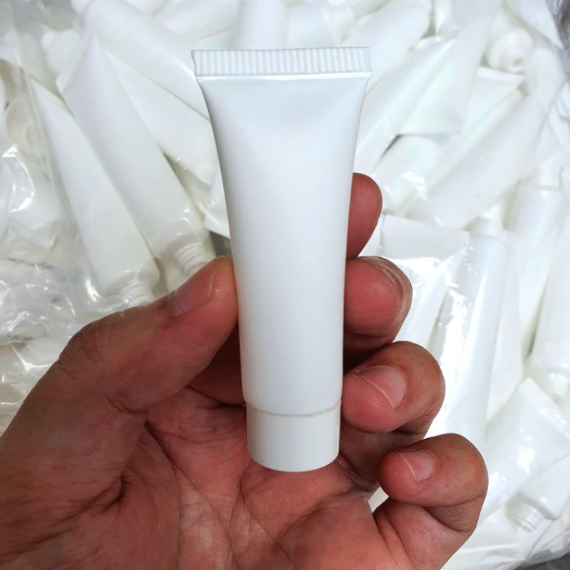 Tuýp nhựa 10ml trắng sữa, chai đựng sữa gel mụn, dùng đựng kem mắt, kem dưỡng da